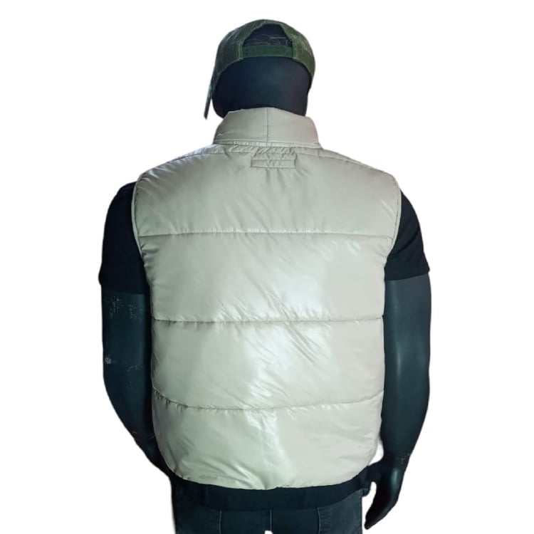 CHALECO HOMBRE MASSERANO BEIGE CHLCO 004 PUFFER IMPERMIABLE M - 2