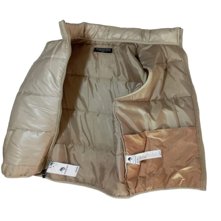 CHALECO HOMBRE MASSERANO BEIGE CHLCO 004 PUFFER IMPERMIABLE M - 4