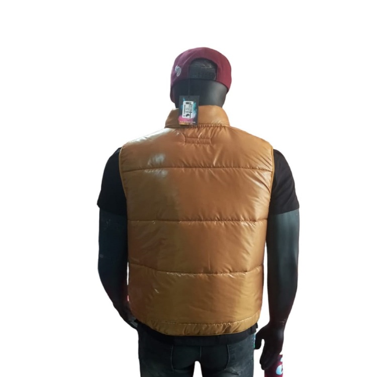 CHALECO HOMBRE MASSERANO MOSTAZA CHLCO 004 PUFFER IMPERMIABLE L - 2