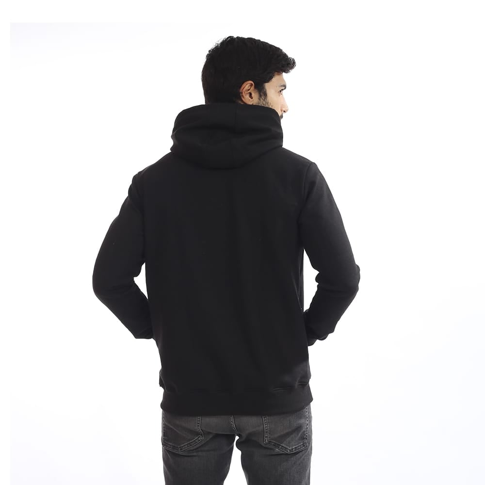 HOODIE REGULAR FIT COLOR NEGRO PARA HOMBRE MASSERANO - 2