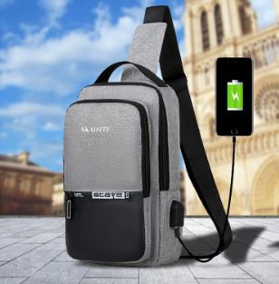 MORRAL PECHERA CON CABLE USB - 1
