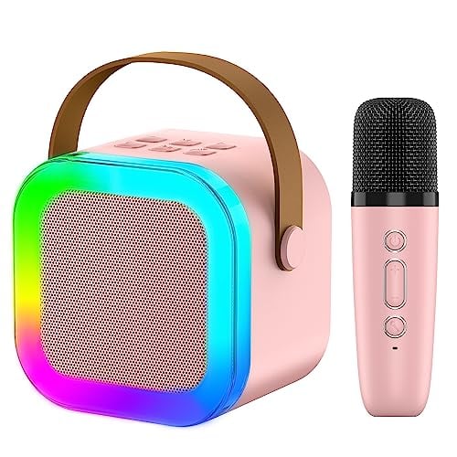 PARLANTE KARAOKE PORTATIL CON MICROFONO BLUETOOTH - 1