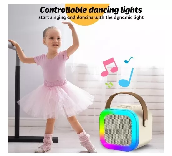 PARLANTE KARAOKE PORTATIL CON MICROFONO BLUETOOTH - 5