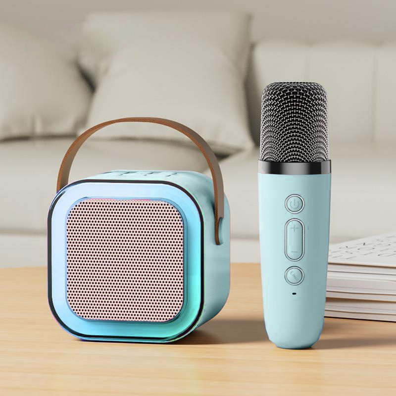 PARLANTE KARAOKE PORTATIL CON MICROFONO BLUETOOTH - 6