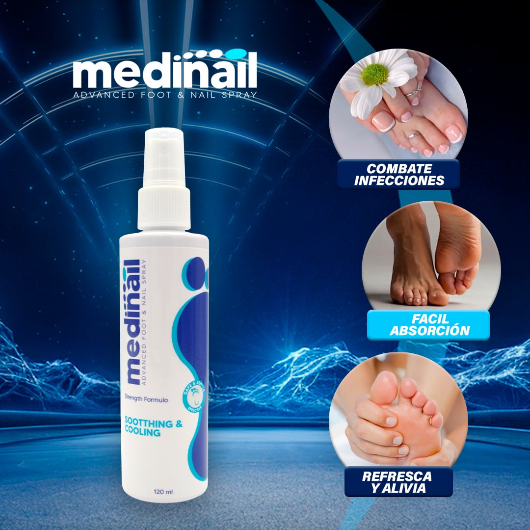 MEDINAIL SPRAY ANTIFÚNGICO PARA PIEL Y UÑAS - 2