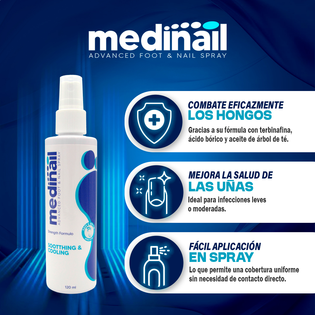 MEDINAIL SPRAY ANTIFÚNGICO PARA PIEL Y UÑAS - 4
