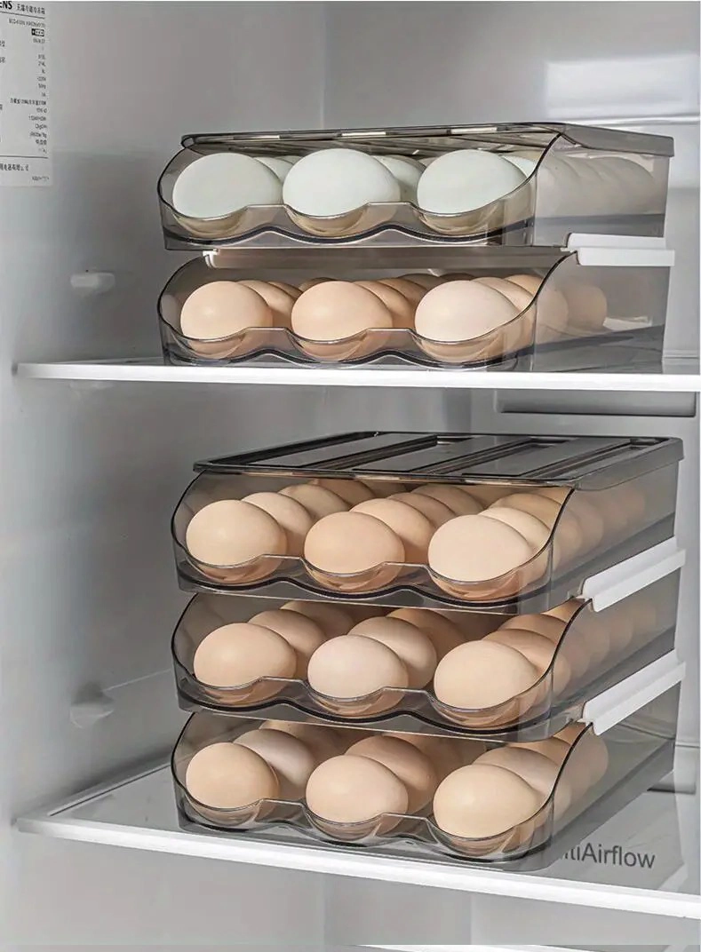 DISPENSADOR DE HUEVOS TRANSPARENTE - 4