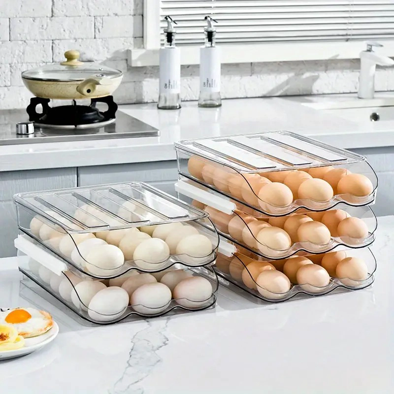 DISPENSADOR DE HUEVOS TRANSPARENTE - 8