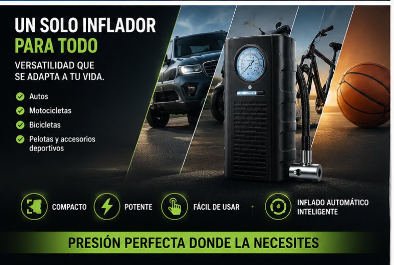 VELOCITY AIR-GUARD | INFLADOR PORTÁTIL 12V DE ALTA PRECISIÓN - 3