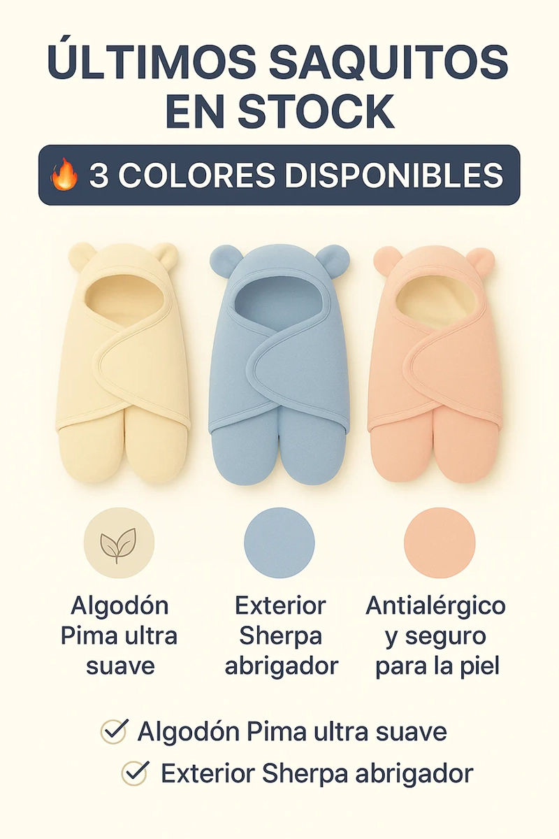 SAQUITO DE DORMIR PARA BEBE - 3