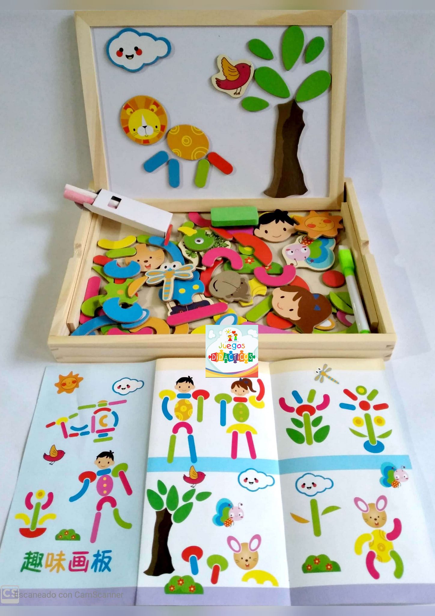 PIZARRA MAGNETICA DIDACTICA INFANTIL - APRENDE, CREA Y DIVIERTETE - 4