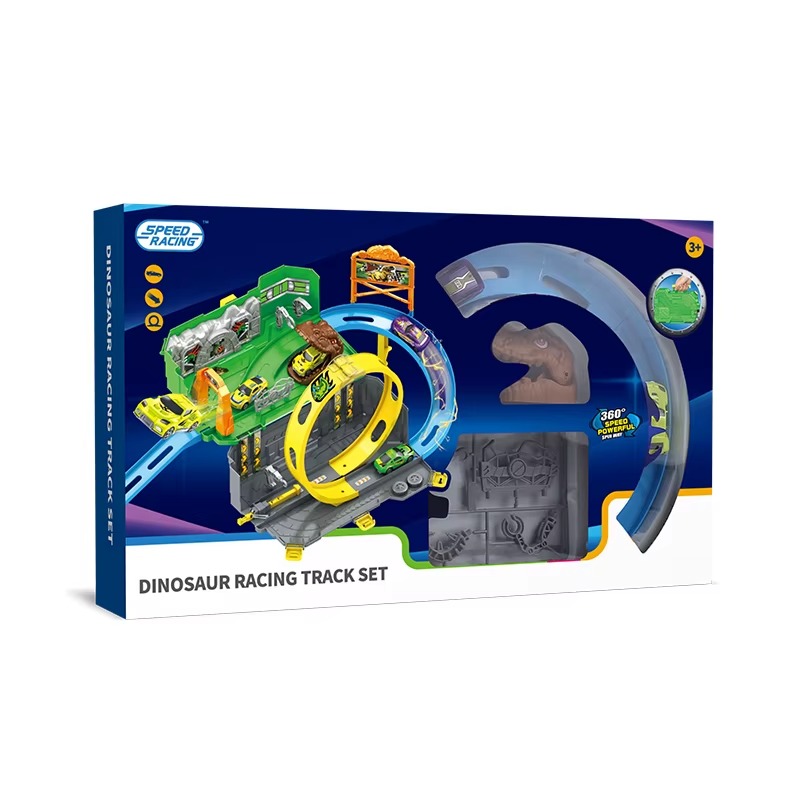 CIRCUITO DE AUTOS - DINO BOX (4 CARROS) - 5