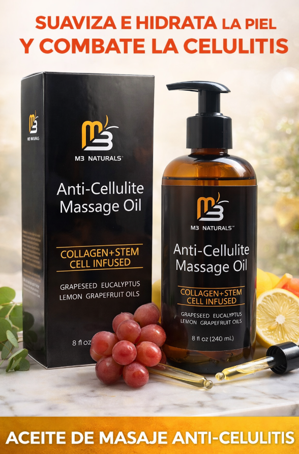 ACEITE ANTICELULÍTICO M3 NATURALS