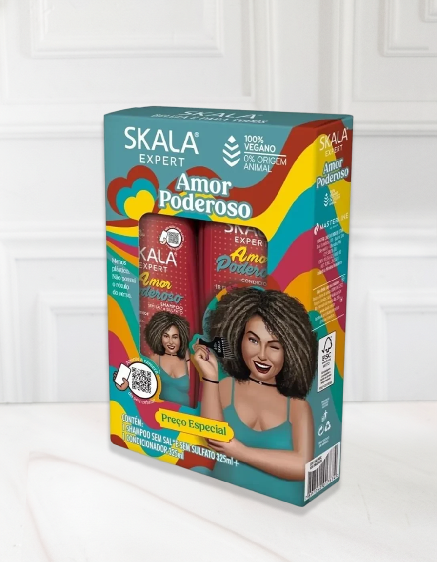 SHAMPOO ACONDICIONADOR AMOR PODEROSO SKALA EXPERT 325ML DUO PACK - 1