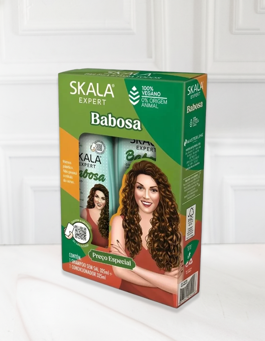 SHAMPOO ACONDICIONADOR BABOSA ALOE VERA SKALA EXPERT 325ML DUO PACK - 1