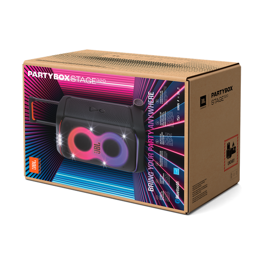 JBL PARTYBOX STAGE 320 240W PARLANTE BLUETOOTH CON BATERÍA Y LUCES - 5