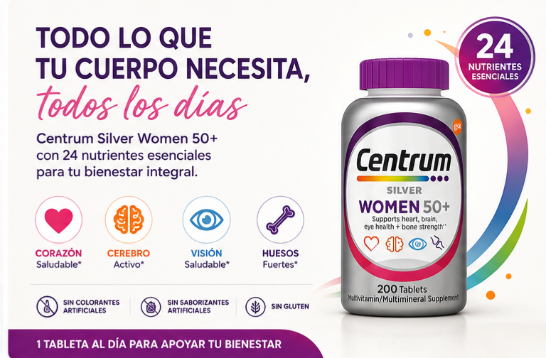 CENTRUM SILVER WOMEN 50+ X 200 TABLETAS | MULTIVITAMÍNICO PREMIUM PARA MUJERES - 2