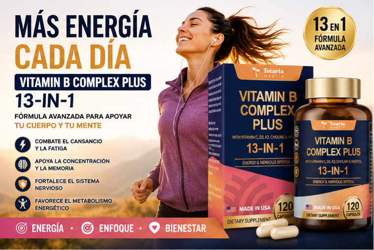 VITAMIN B COMPLEX PLUS 13 IN 1 | MÁS ENERGÍA PARA TU DÍA ⚡ - 1