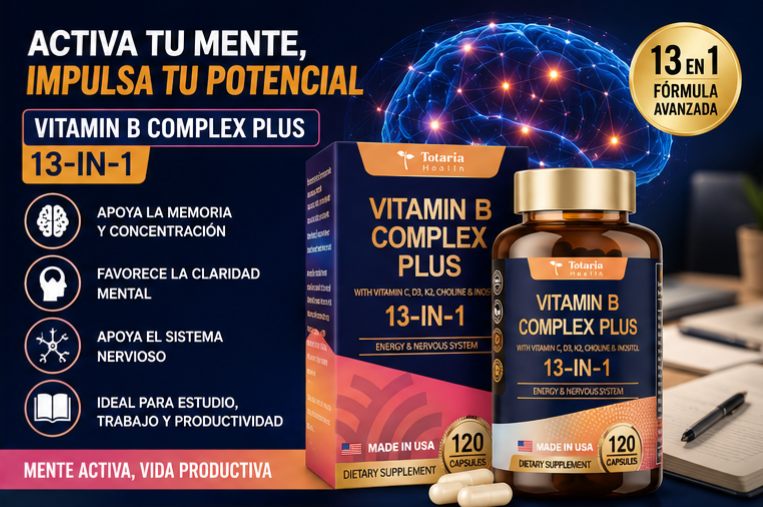 VITAMIN B COMPLEX PLUS 13 IN 1 | MÁS ENERGÍA PARA TU DÍA ⚡ - 2