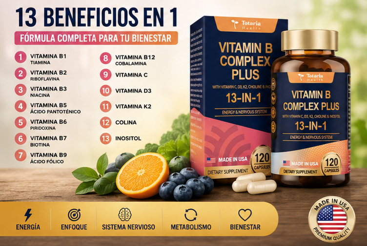 VITAMIN B COMPLEX PLUS 13 IN 1 | MÁS ENERGÍA PARA TU DÍA ⚡ - 3