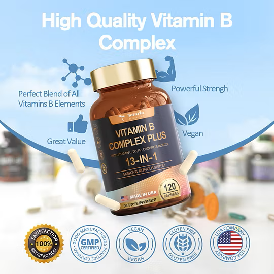 VITAMIN B COMPLEX PLUS 13 IN 1 | MÁS ENERGÍA PARA TU DÍA ⚡ - 8
