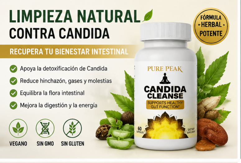 CANDIDA CLEANSE PURE PEAK | LIMPIEZA INTESTINAL Y EQUILIBRIO DIGESTIVO - 2