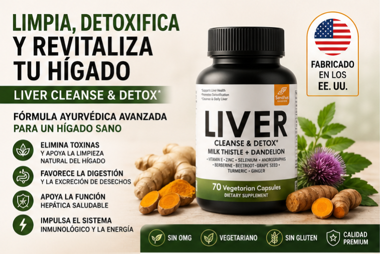 LIVER CLEANSE Y DETOX | LIMPIA, PROTEGE Y REVITALIZA TU HÍGADO - 1