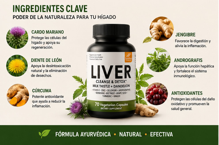 LIVER CLEANSE Y DETOX | LIMPIA, PROTEGE Y REVITALIZA TU HÍGADO - 3