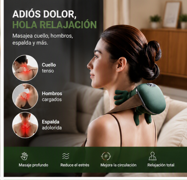 MASAJEADOR MANITO MULTIFUNCIONAL | RELAJACIÓN PROFUNDA AL INSTANTE - 1