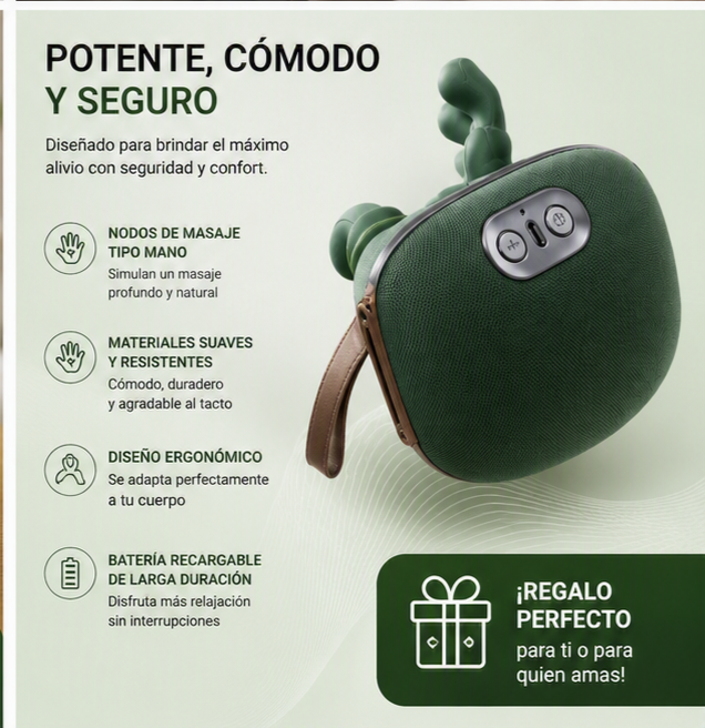 MASAJEADOR MANITO MULTIFUNCIONAL | RELAJACIÓN PROFUNDA AL INSTANTE - 4