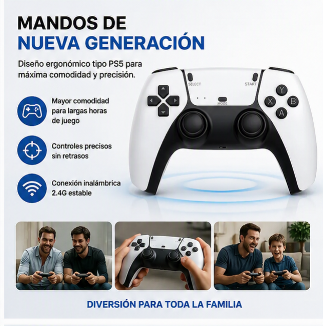 GAME STICK M15 PRO | REVIVE TUS CLÁSICOS FAVORITOS EN 4K - 2