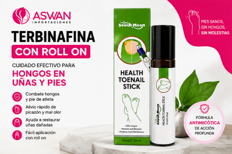 TERBINAFINA ROLL ON PARA HONGOS EN UÑAS Y PIES – SOUTH MOON 10 ML - 1