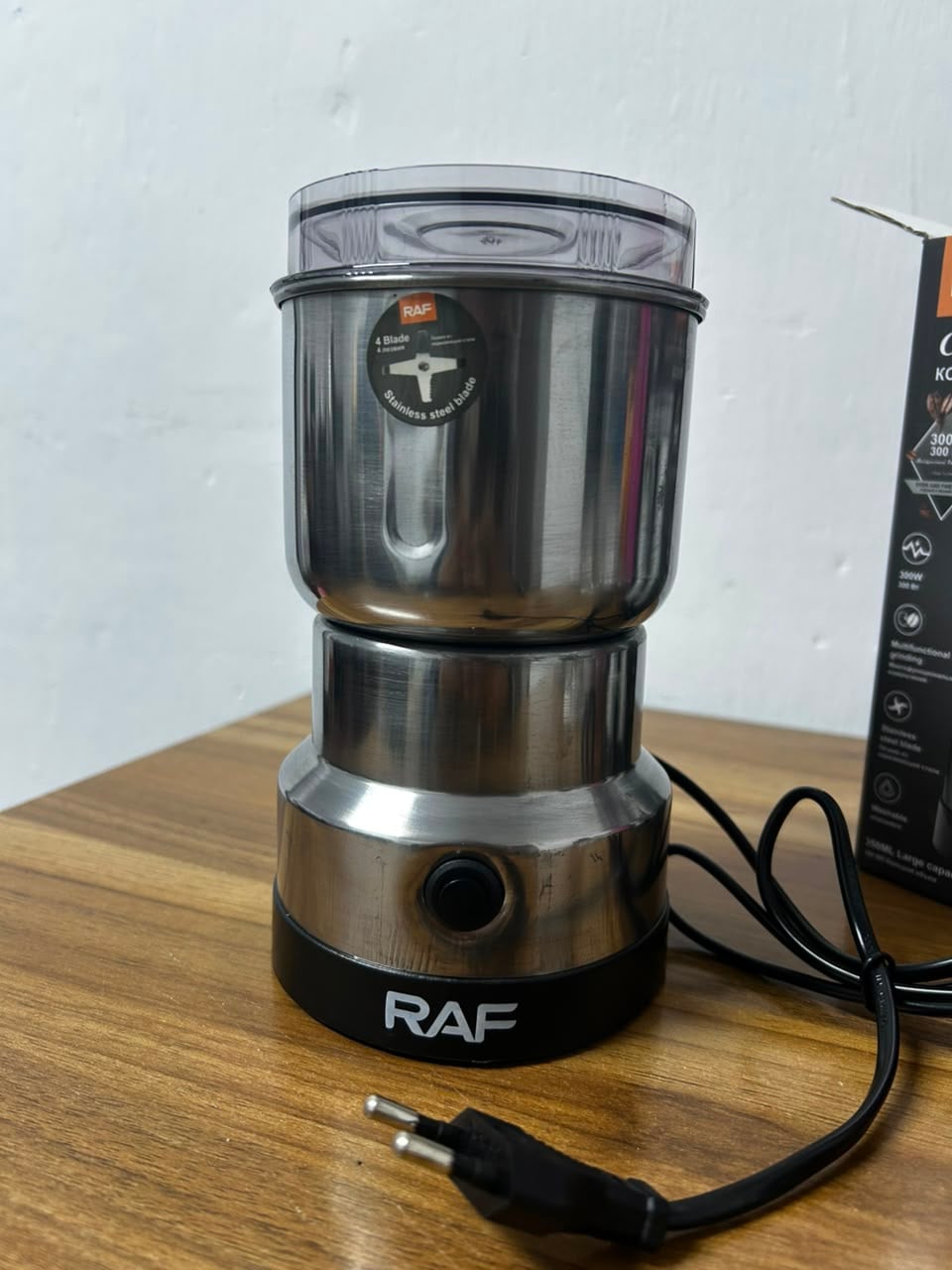 MOLINILLO ELÉCTRICO RAF 300W PARA CAFÉ Y ESPECIAS - 4