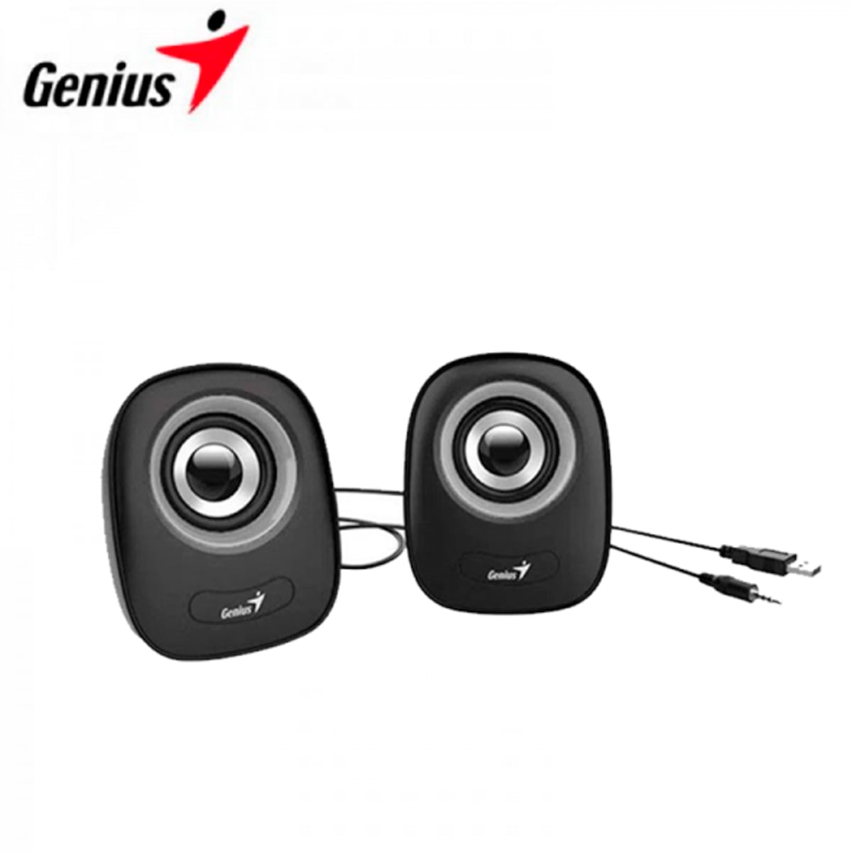 PARLANTE GENIUS USB 6W GRIS SP-Q160 - 1