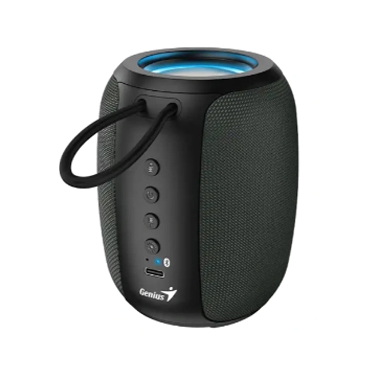 PARLANTE GENIUS SP-915BT BLUETOOTH 5W 6H MIC AI COPILOT RGB NEGRO CON GRIS - 2