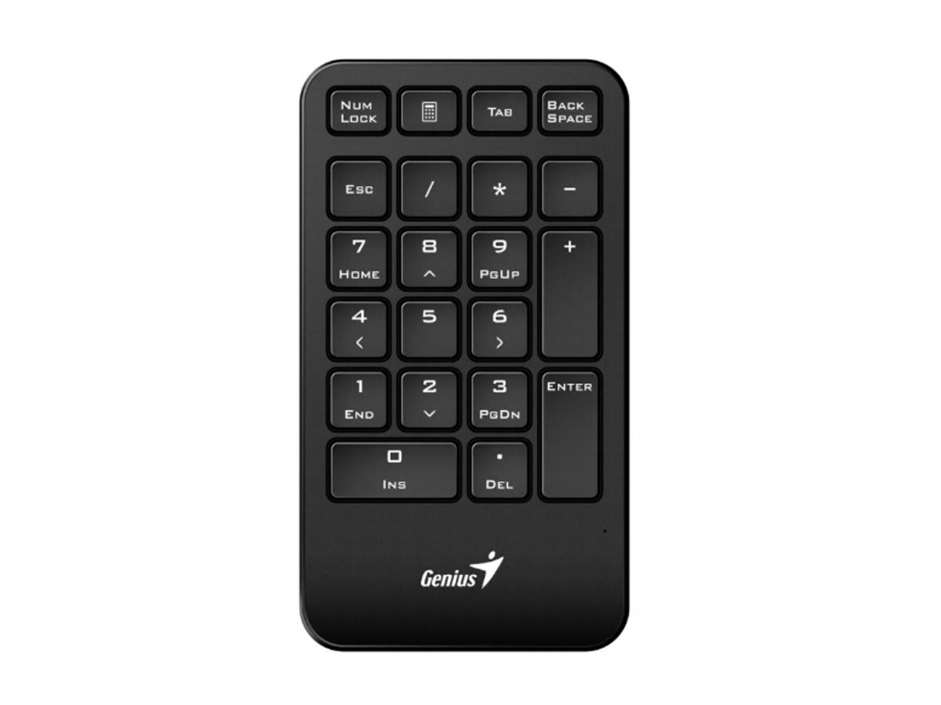 TECLADO NUMERICO GENIUS NUMPAD 1000 WIRELESS C/TECLA NEGRO 31320003400 - 3