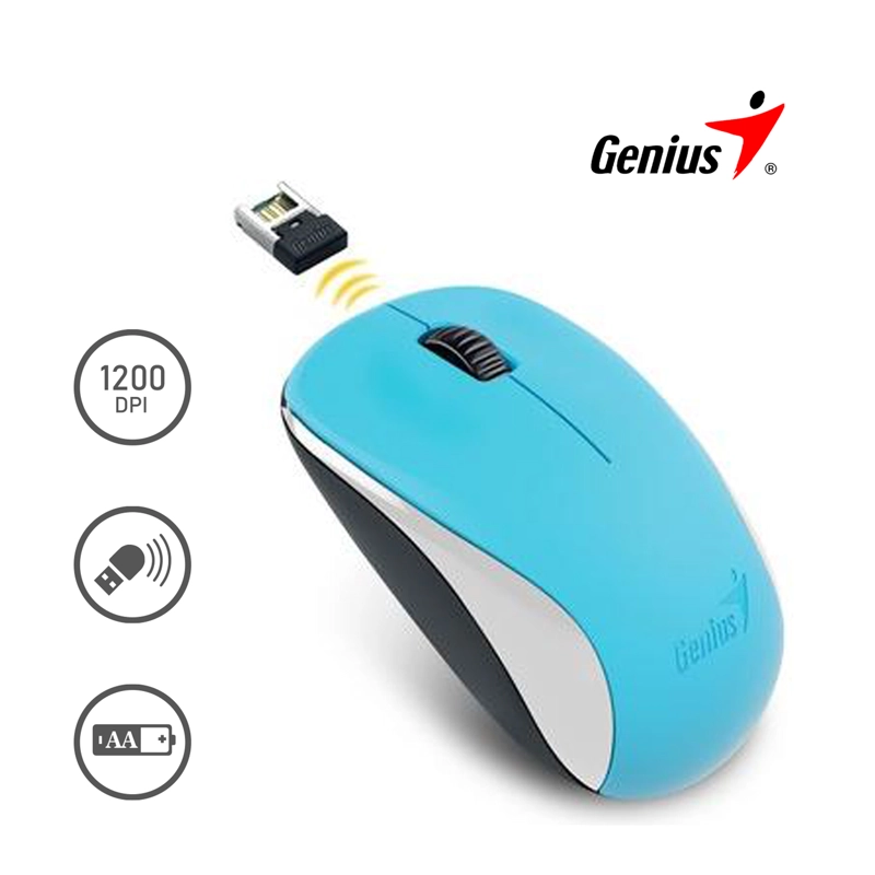 MOUSE GENIUS NX-7000 WIRELESS AZUL - 1