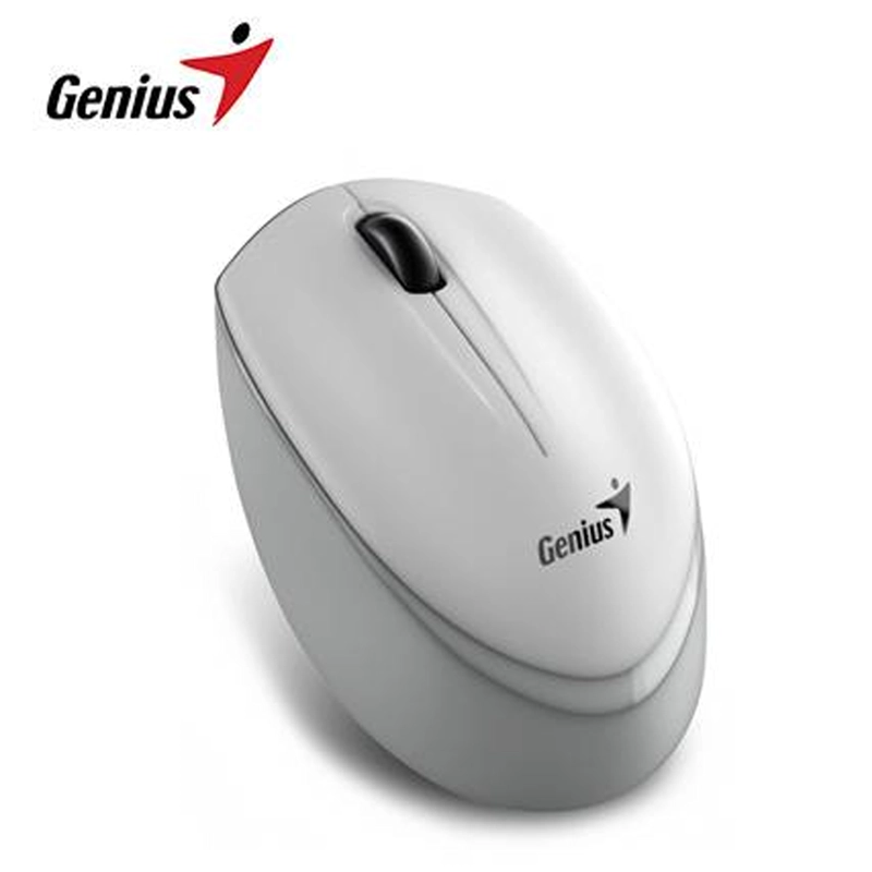 MOUSE GENIUS NX-7009 WIRELESS BLUEEYE ERGONOMICO BLANCO GRIS - 1
