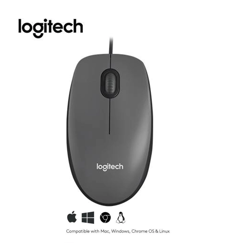 MOUSE LOGITECH ÓPTICO M90 NEGRO - 1
