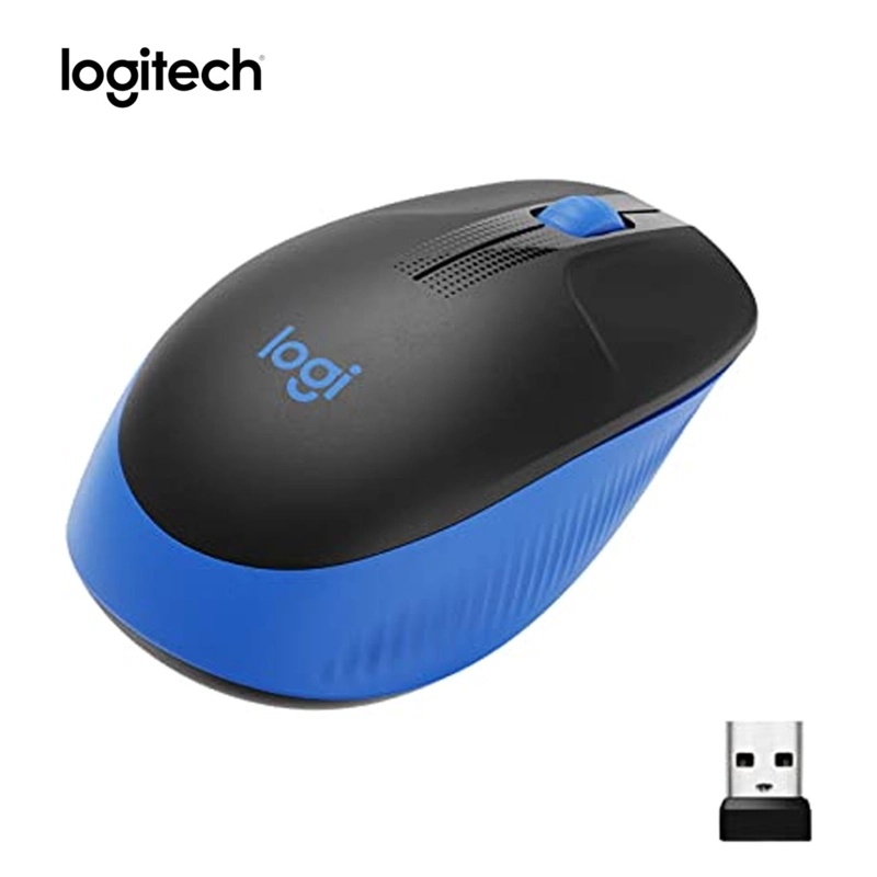 MOUSE LOGITECH INALÁMBRICO M190 AZUL - 2