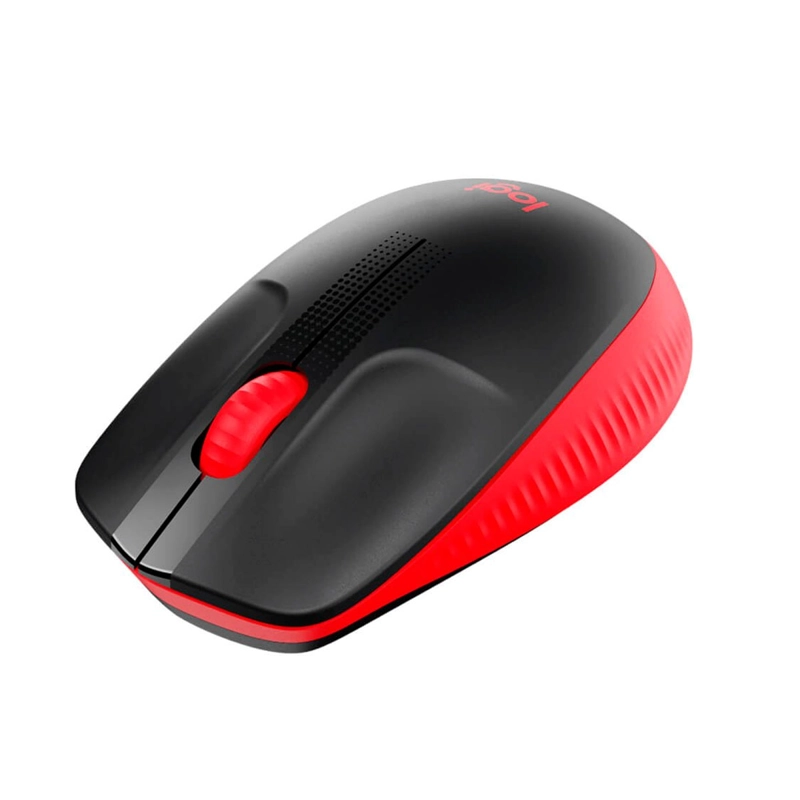 MOUSE LOGITECH INALÁMBRICO M190 ROJO - 3
