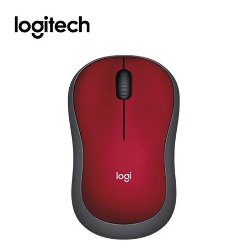 MOUSE LOGITECH M185 INALAMBRICO ROJO - 1