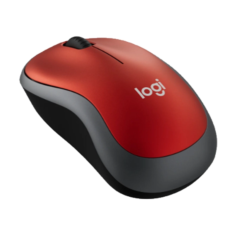 MOUSE LOGITECH M185 INALAMBRICO ROJO - 3