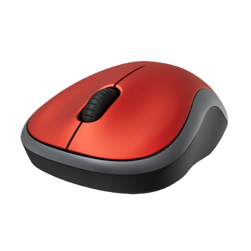 MOUSE LOGITECH M185 INALAMBRICO ROJO - 4