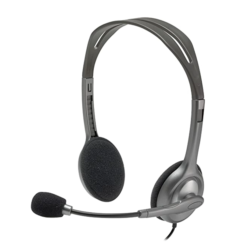 AUDIFONO  LOGITECH H111 SILVER - 1