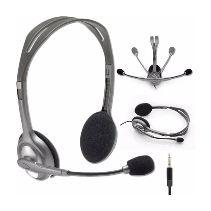 AUDIFONO  LOGITECH H111 SILVER - 2