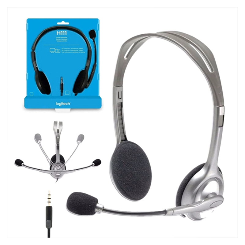 AUDIFONO  LOGITECH H111 SILVER - 3