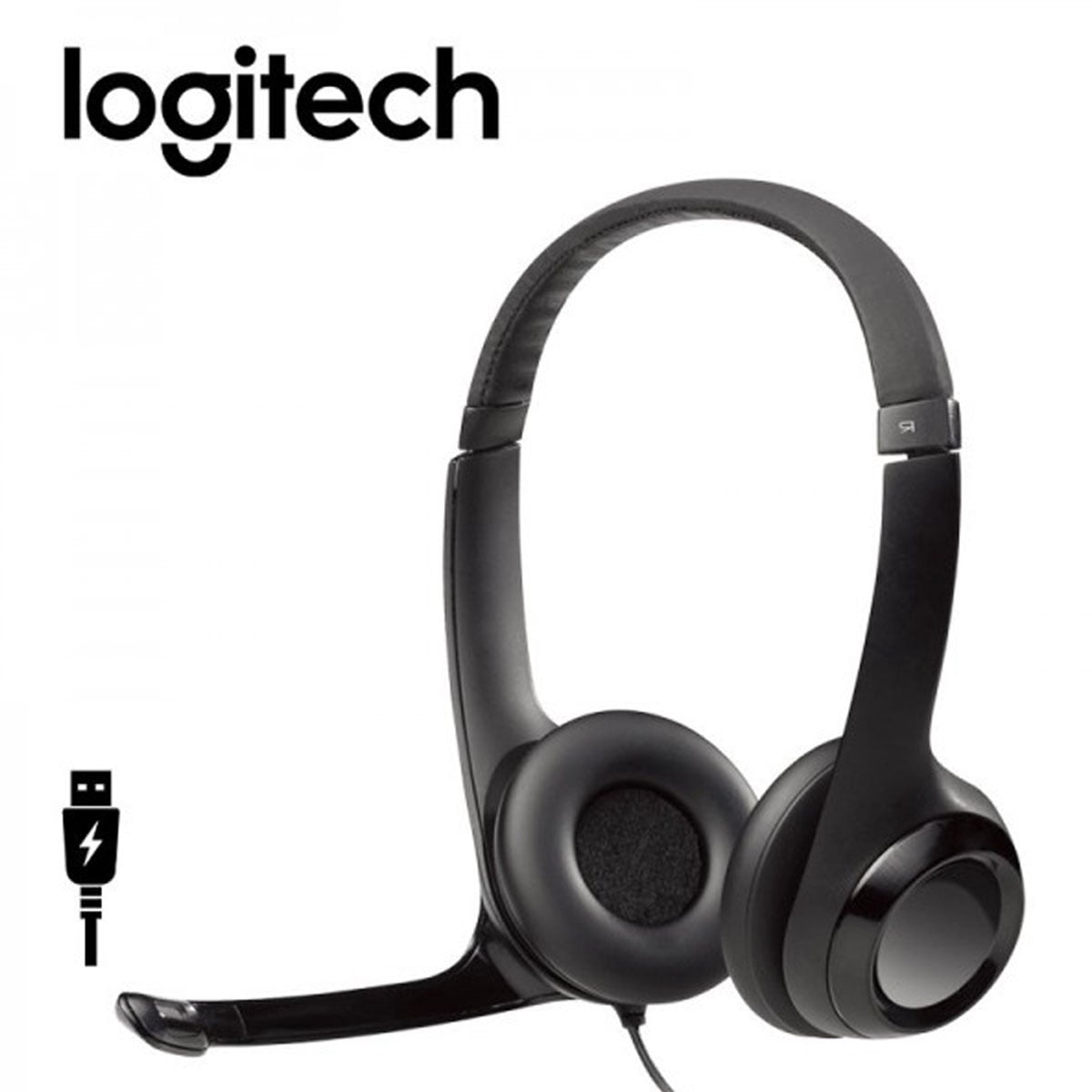 AUDIFONO CON MICROFONO LOGITECH H390 USB NEGRO - 1
