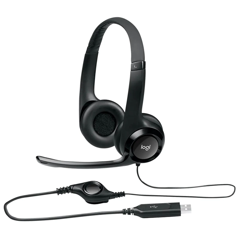 AUDIFONO CON MICROFONO LOGITECH H390 USB NEGRO - 2