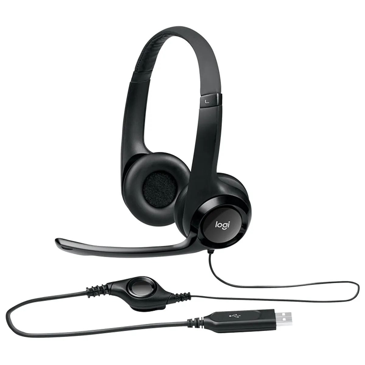 AUDIFONO CON MICROFONO LOGITECH H390 USB NEGRO - 2